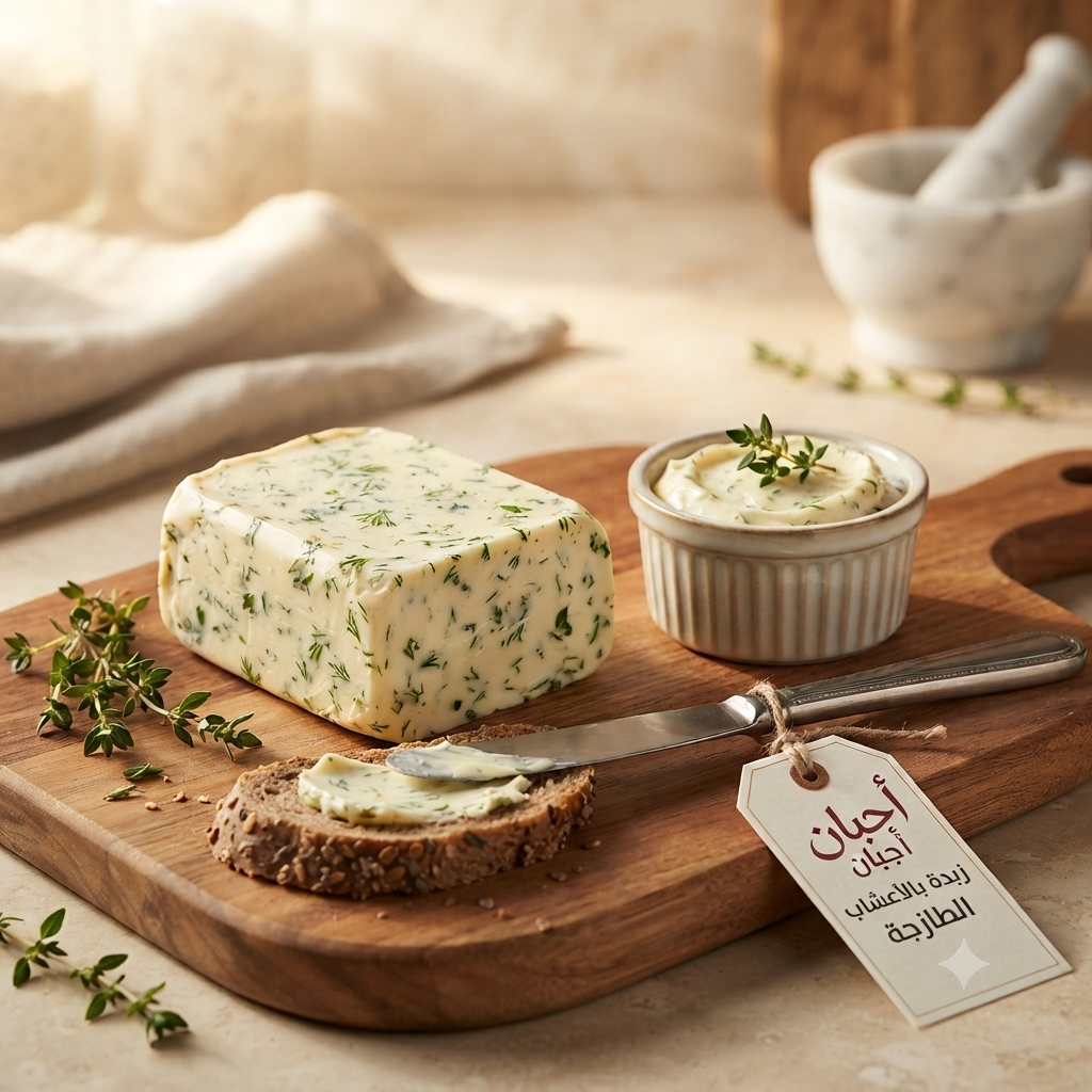 Butter with dill and garlic - زبده بالشبت و الثوم