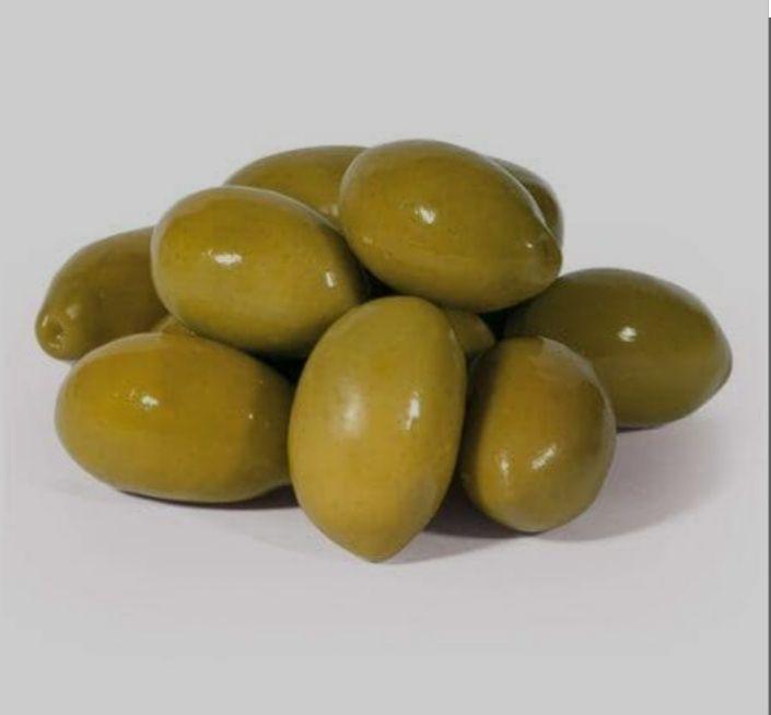 Seedless Dolce Green Olives in olive oil