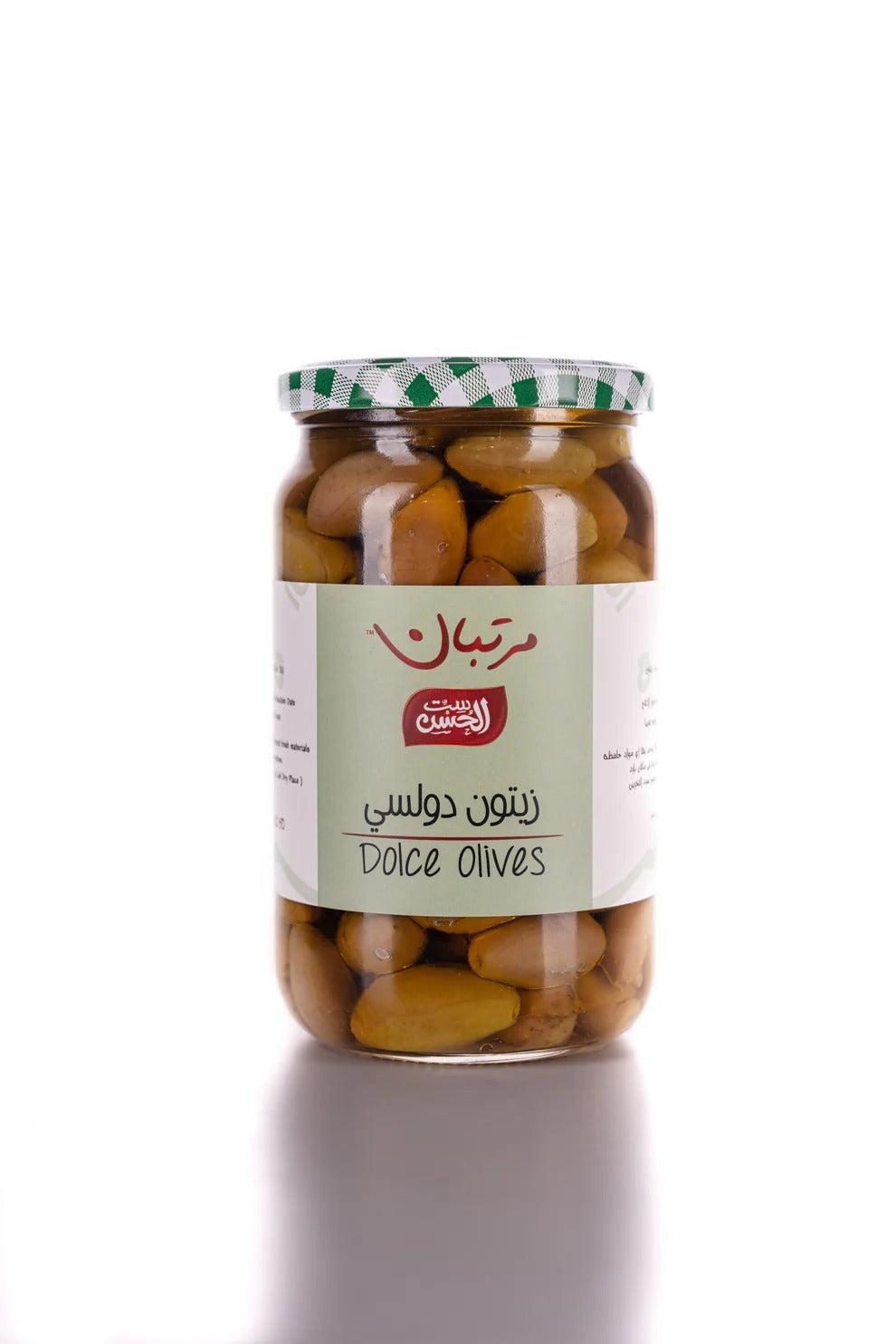زيتون دولسى اخضر فى محلول ملحى   Dolce olives in brine water