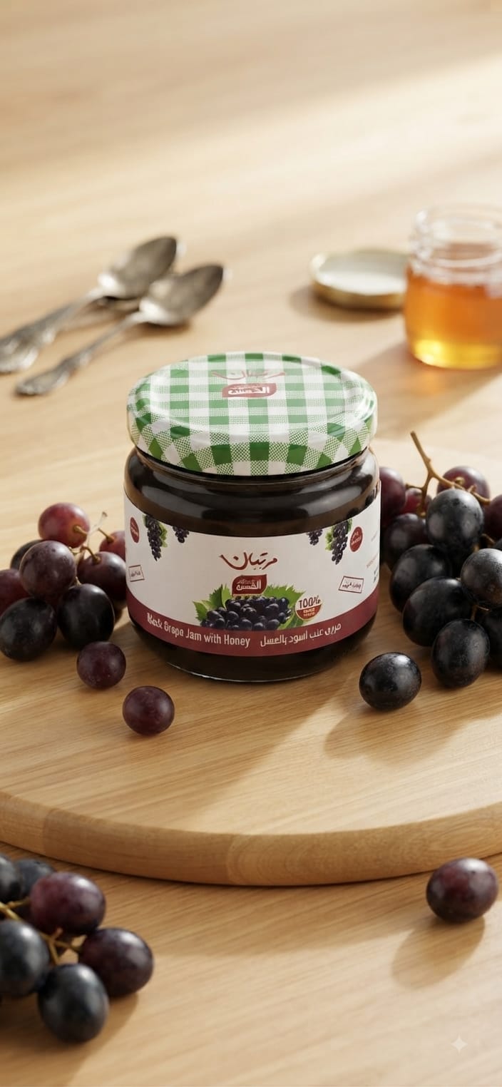 Black Grapes Jam. مربة العنب الاسود